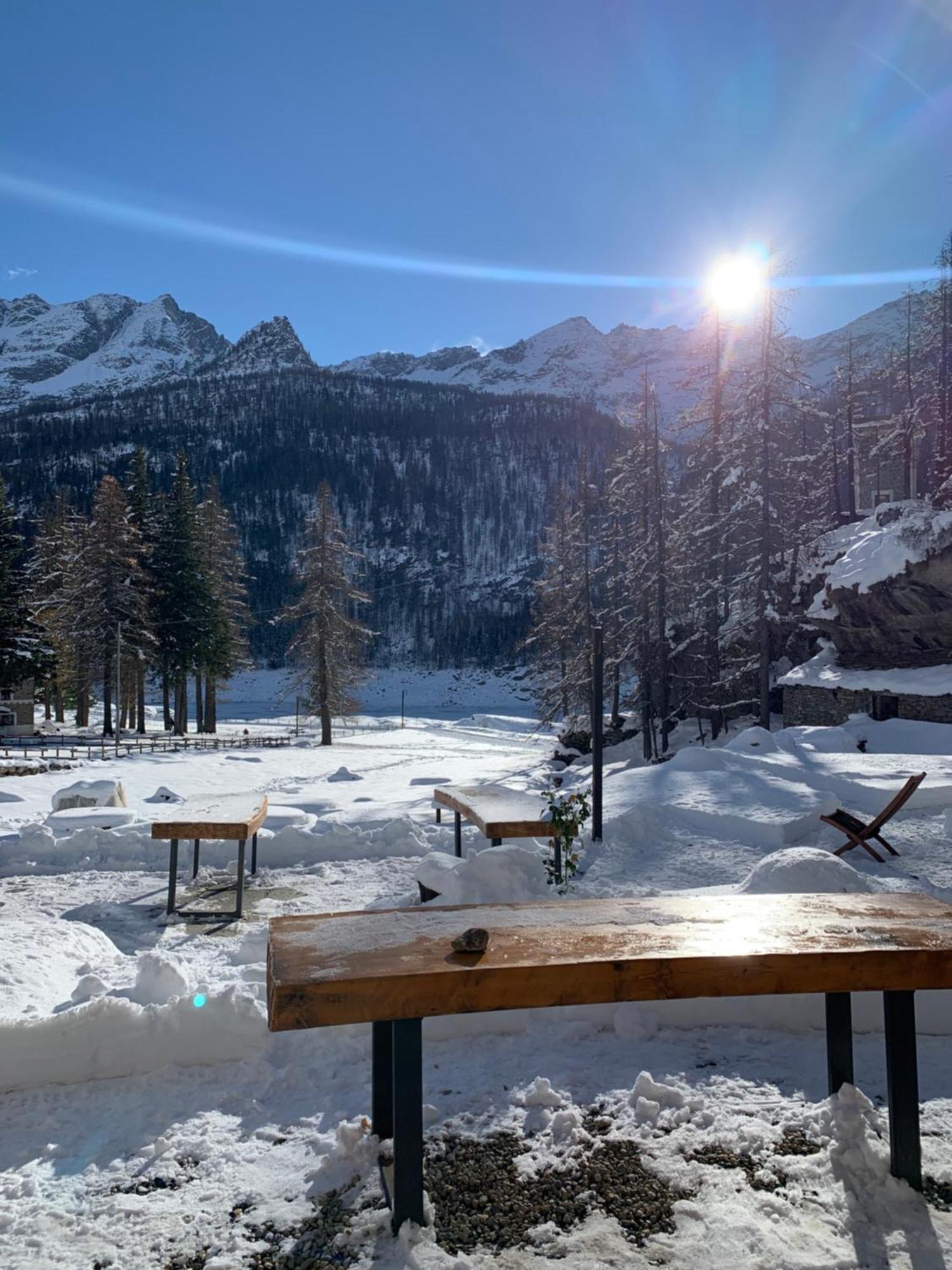 Chalet Del Lago Ceresole Reale Bagian luar foto
